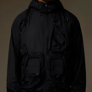 DEEP POCKETS NYLON TECH JACKET