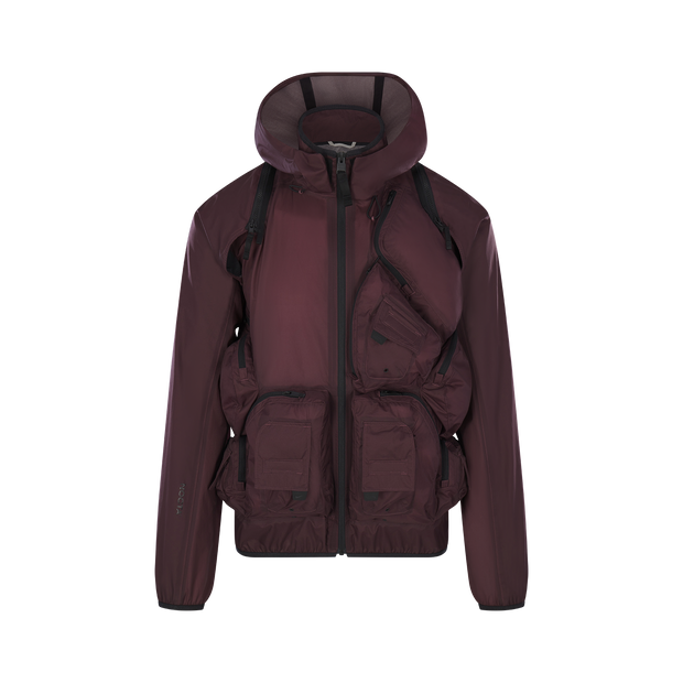 DEEP POCKETS NYLON TECH JACKET