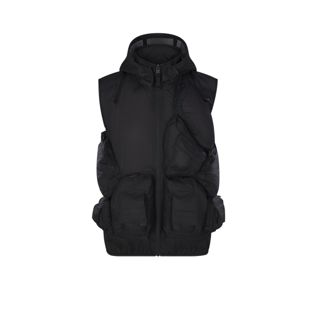 DEEP POCKETS NYLON TECH JACKET